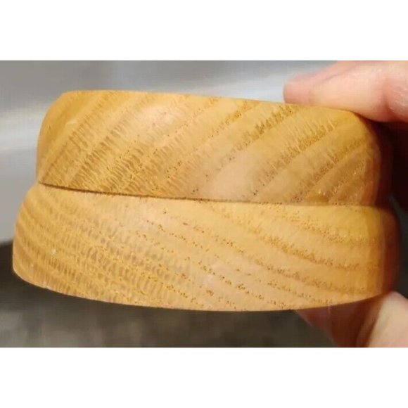 Amish Wooden Magic Marble Towel Holder - Girl & Boy Americana Decor 6x3.5" - Picture 3 of 12